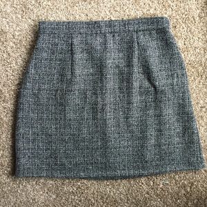 Tweed short a-line skirt